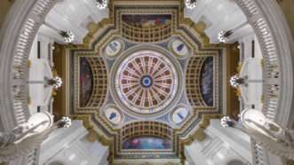 dreamstime_xl_157667487 | Photo <a href="https://www.dreamstime.com/interior-capitol-rotunda-pennsylvania-state-capitol-n-rd-street-harrisburg-pennsylvania-pennsylvania-state-image157667487">157667487</a> © <a href="https://www.dreamstime.com/gnagel_info">Glenn Nagel</a> - <a href="https://www.dreamstime.com/photos-images/state-20capitol-20pennsylvania-20dome.html">Dreamstime.com</a>