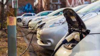 Electric cars charging at recharging station. | (Marc Bruxelle/Dreamstime.com