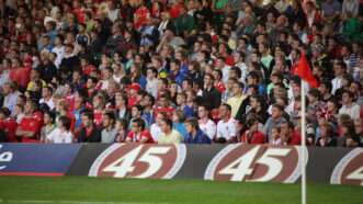 Soccer fans in Wales. | Wan Rosli Wan Othman | Dreamstime.com