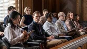 Nicholas Hoult in Clint Eastwood's "Juror #2" | Juror No. 2 / Warner Brothers