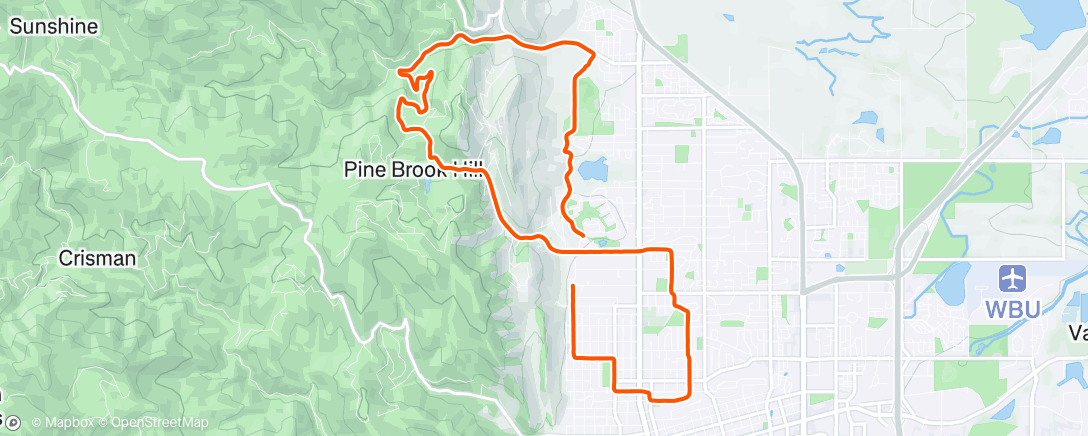 Map of the activity, Bow & bust