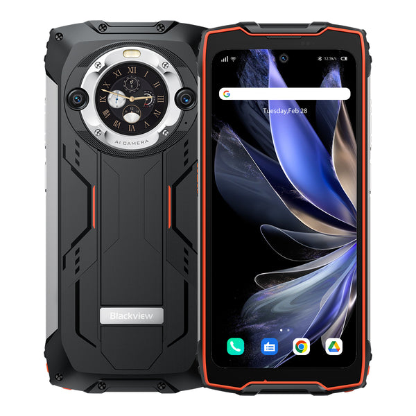 Blackview BV9300 Pro 8/12 GB + 256 GB 6,7-Zoll-Haupt- und rundes 1,3-Zoll-Sekundärdisplay Eingebaute 100-LM-Taschenlampe 15080 mAh 4G Robustes Telefon 