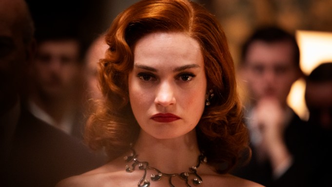 Lily James in Finally Dawn