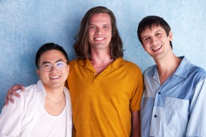 Bowen Yang, Aaron Jackson, Josh Sharp at the Deadline Portrait Studio at TIFF 2023