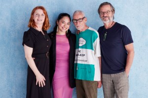 Jacqueline McKenzie, Tioreore Ngatai-Melbourne, Lee Tamahori, Guy Pearce at the Deadline Portrait Studio at TIFF 2023