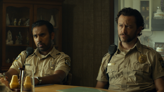 Himesh Patel and Joseph Gordon-Levitt in Greedy People movie