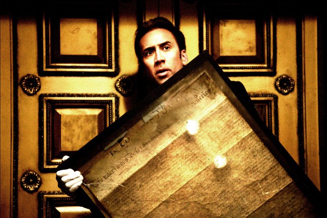 NATIONAL TREASURE, Nicolas Cage, 2004, (c) Touchstone/courtesy Everett Collection