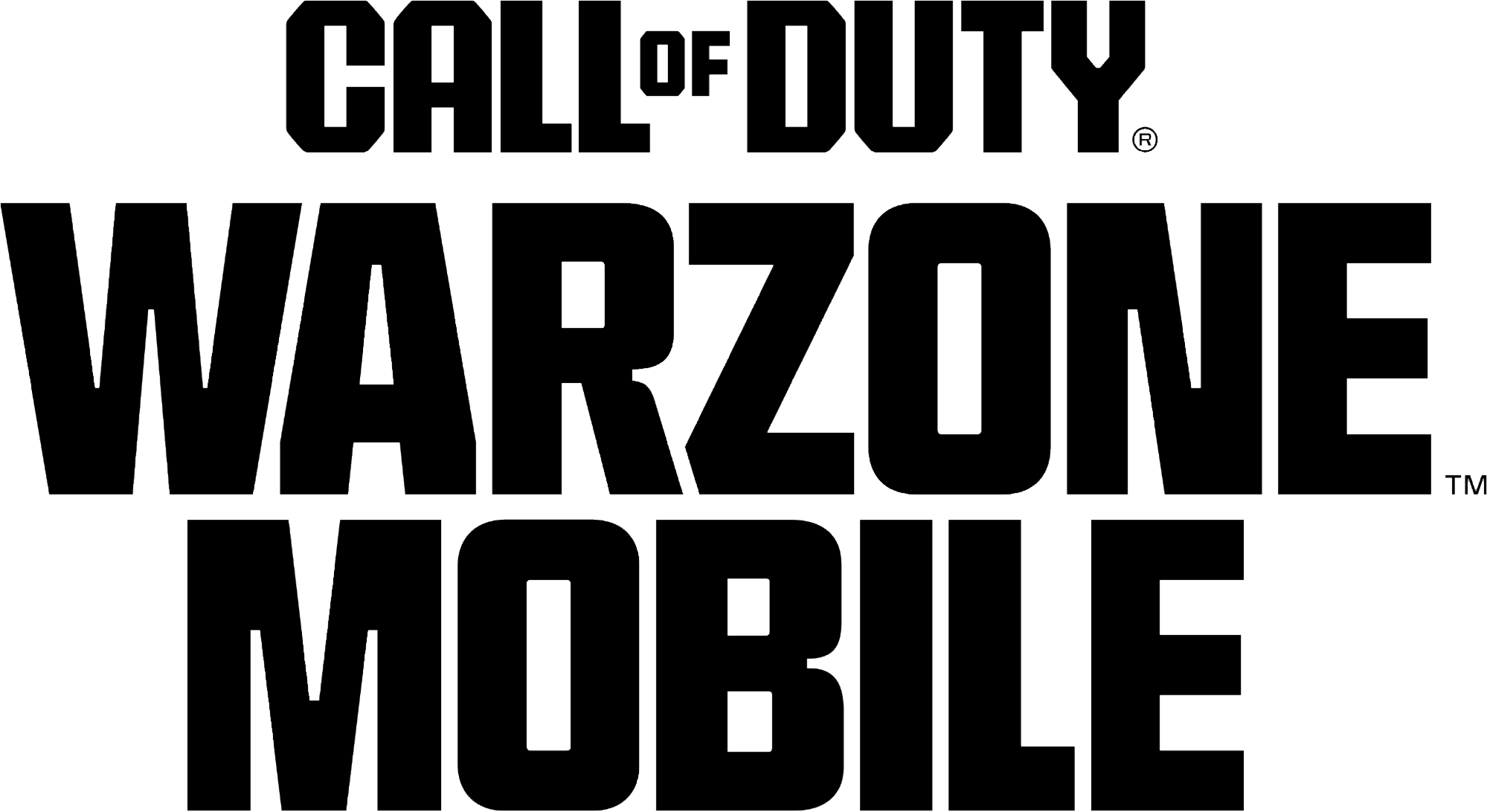 اسکرین شات لوگوی عنوان بازی از Call of Duty Warzone Mobile.