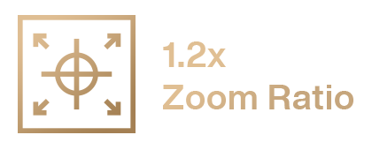 1.2x zoom ratio