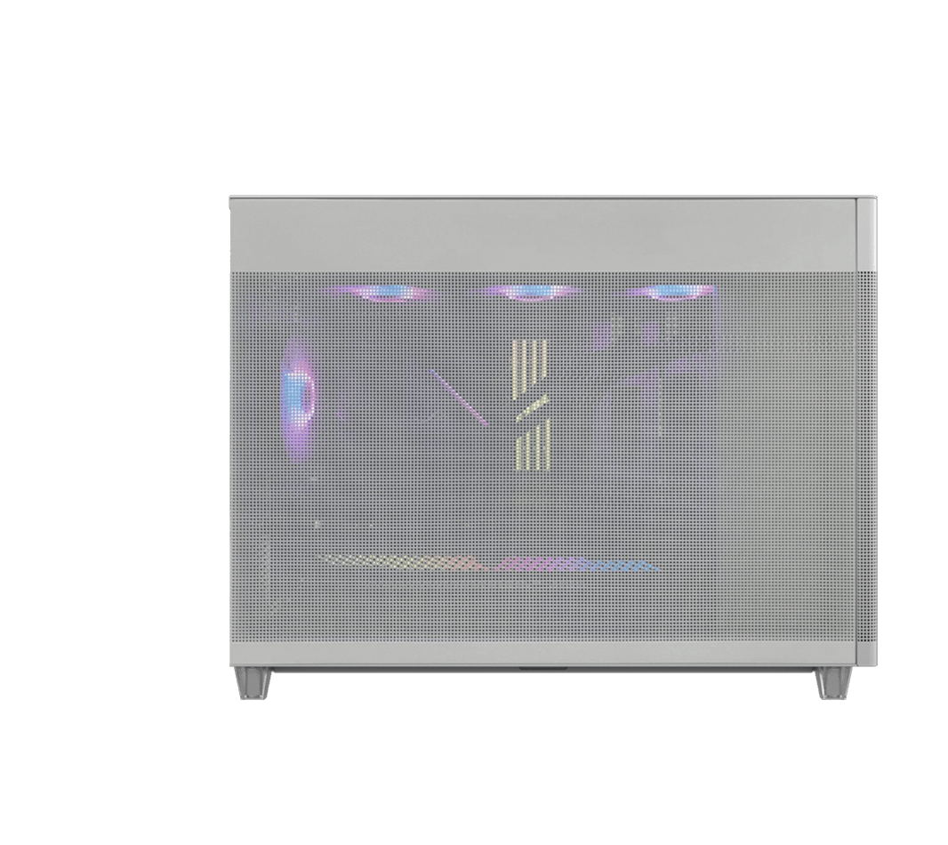 Side angle of ASUS Prime AP201 and airflow direction