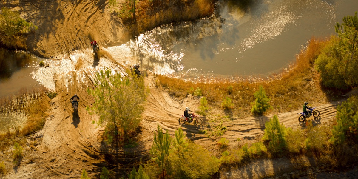 The Enduro race at the beach