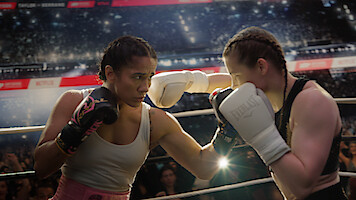 Amanda Serrano and Katie Taylor