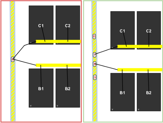 Ensure Cable Trays have entry and exit points at tray intersections