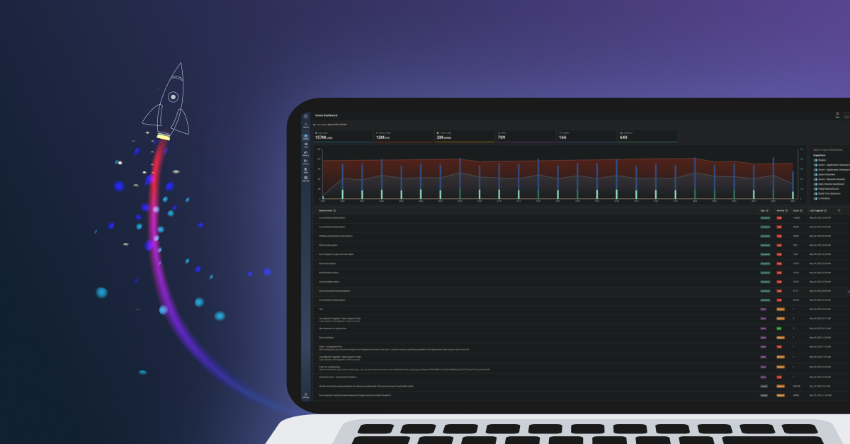 New Logz.io Platform Feature: The Home DashboardNew Logz.io Platform Feature: The Home Dashboard