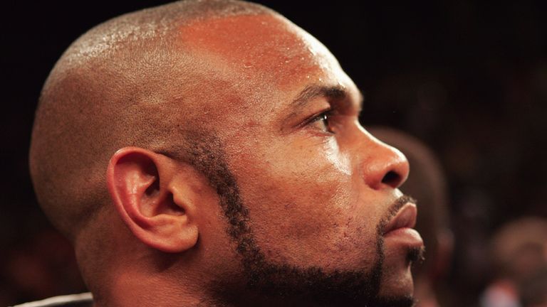 LAS VEGAS - MAY 15:  Roy Jones Jr. looks on