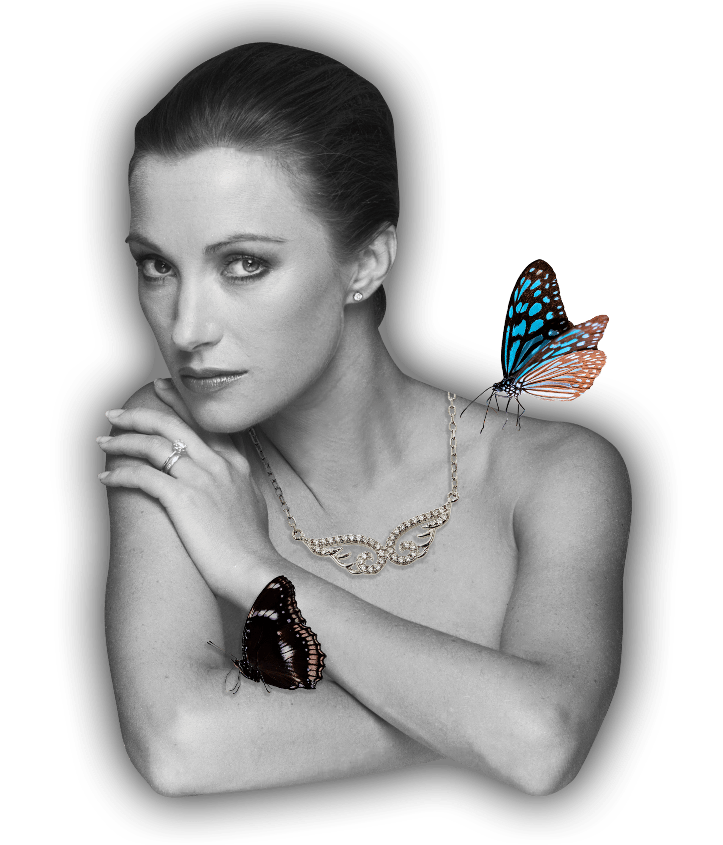 lady with butterfly 2