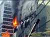 Fire breaks out at Sattva Knowledge City in Hyderabad:Image