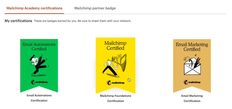 Mailchimp & Co Badges