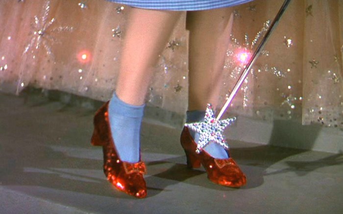 Iconic Movie Shoes Wizard of Oz Judy Garland