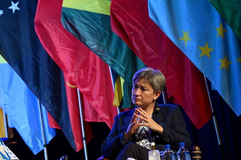 Australian Foreign Minister Penny Wong attends the Pacific Islands Forum.