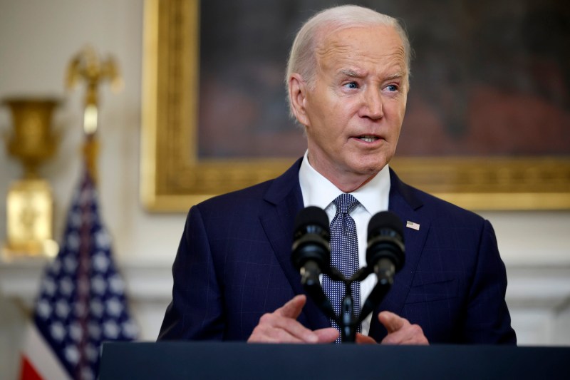 U.S. President Joe Biden delivers remarks on May 31 in Washington, DC.