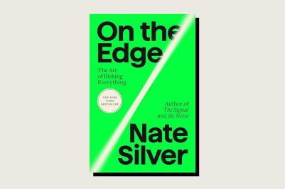 The book cover for Nate Silver's On the Edge.