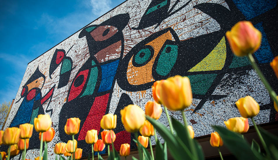 The Ulrich Museum of Art building located on Wichita State University campus