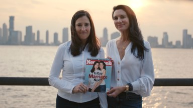 "Is Gay Marriage Next" is director Emily Clark’s short in which the filmmaker talks with Lauren Leslie and Elisabeth Noel Jones, who famously posed for a “Newsweek” cover back in 2003.