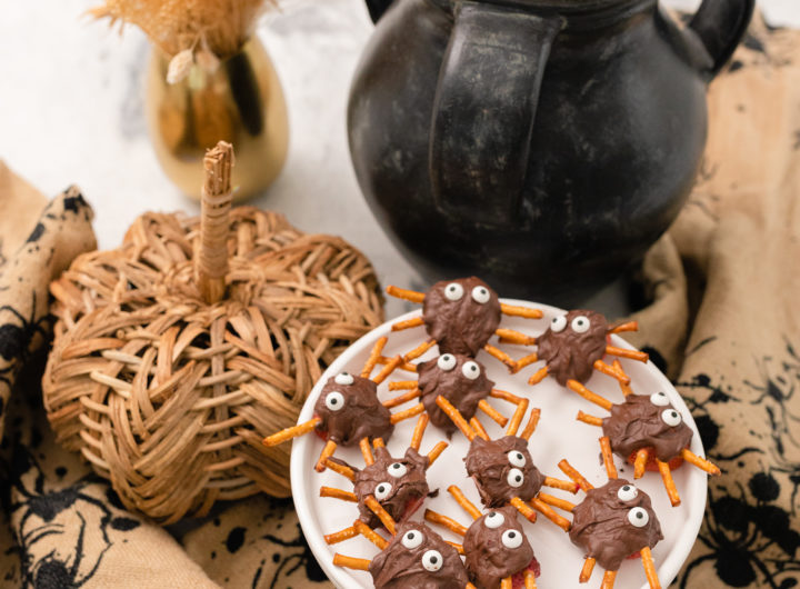 Eva Amurri shares a fun kid-friendly Strawberry Spider Snack DIY