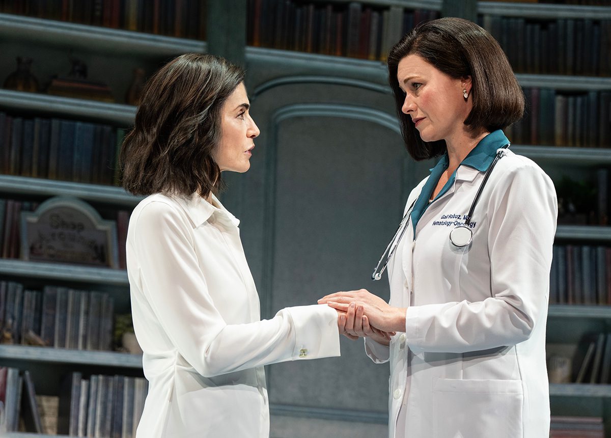 Juliana Margulies and actress playing Dr. Gail Roboz in Left on Tenth