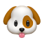 子犬の絵文字。