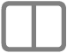 mygtuką „Split View“