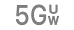 Ícone de estado do 5G UW.