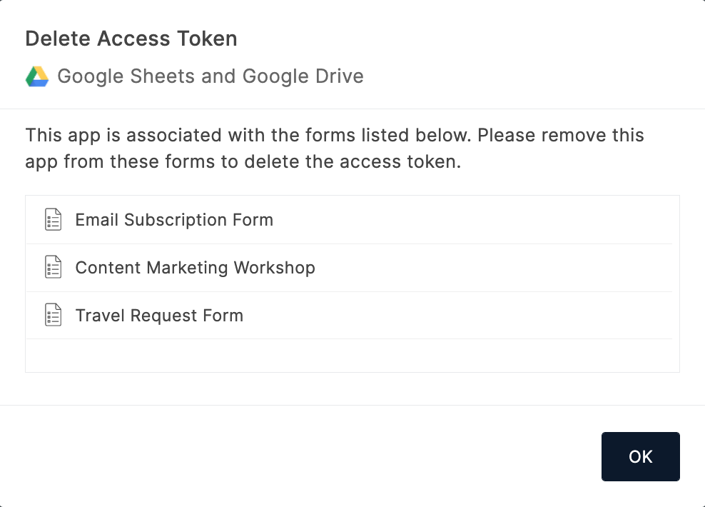 Delete Access Token