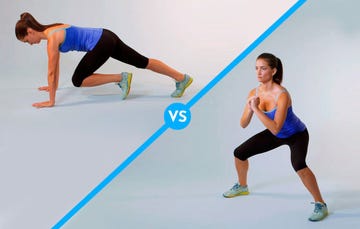 Mountain climbers vs squat jacks