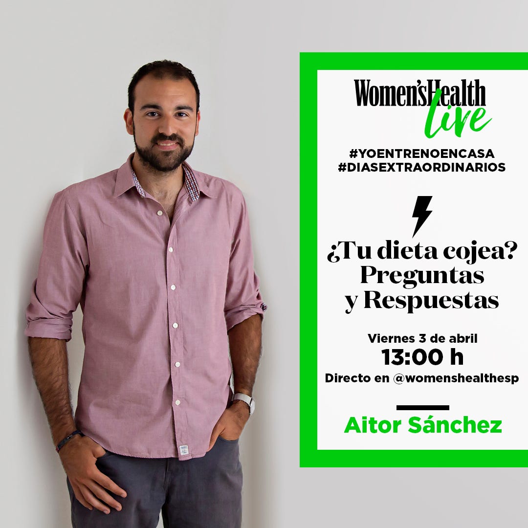 preview for Preguntas y respuestas con Aitor Sánchez, Mi dieta cojea