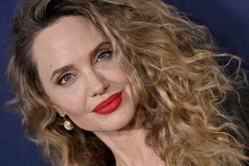 angelina jolie curly hair