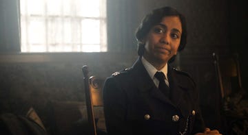 anjana vasan as police officer moss, wicked little letters