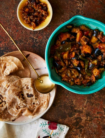 aubergine and potato curry