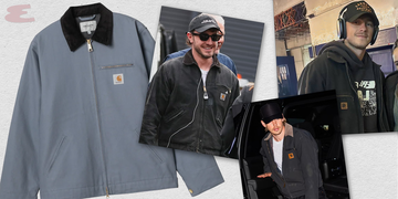 collection of carhartt jackets worn by individuals