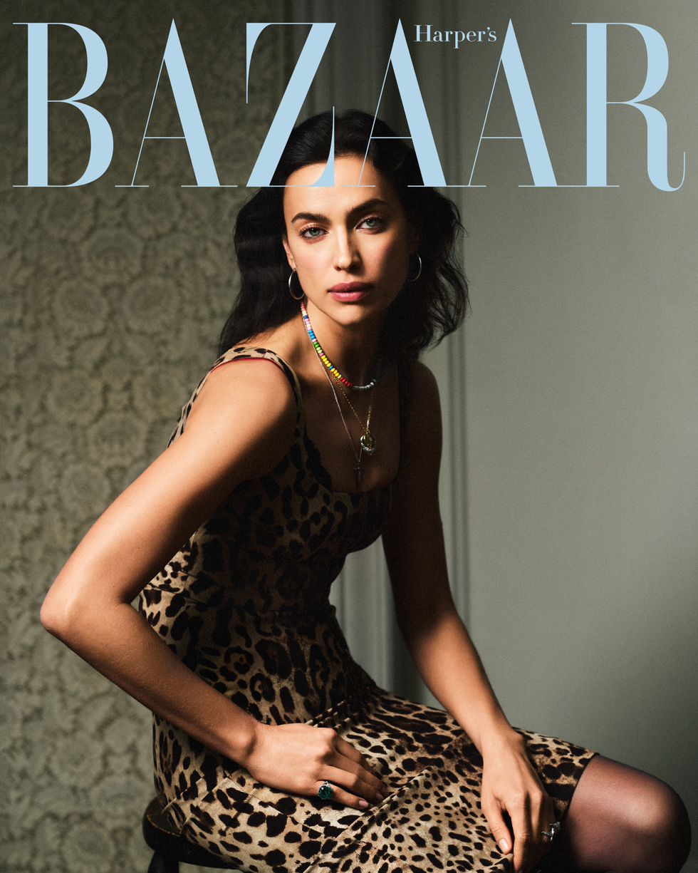 irina shayk for harpers bazaar may 2023