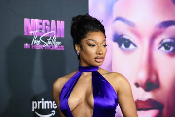 megan thee stallion at the premiere of her documentary