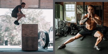 a man in a gym