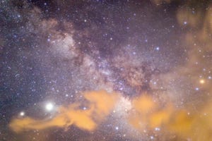 milky way galaxy with stars and space dust in the universe