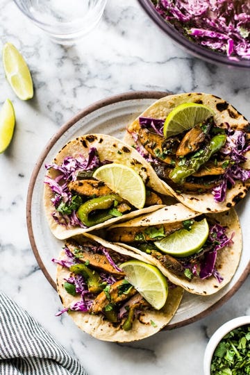 mushroom tacos