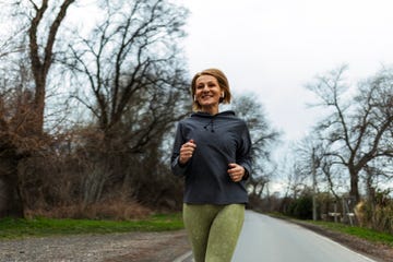 senior woman get morning running