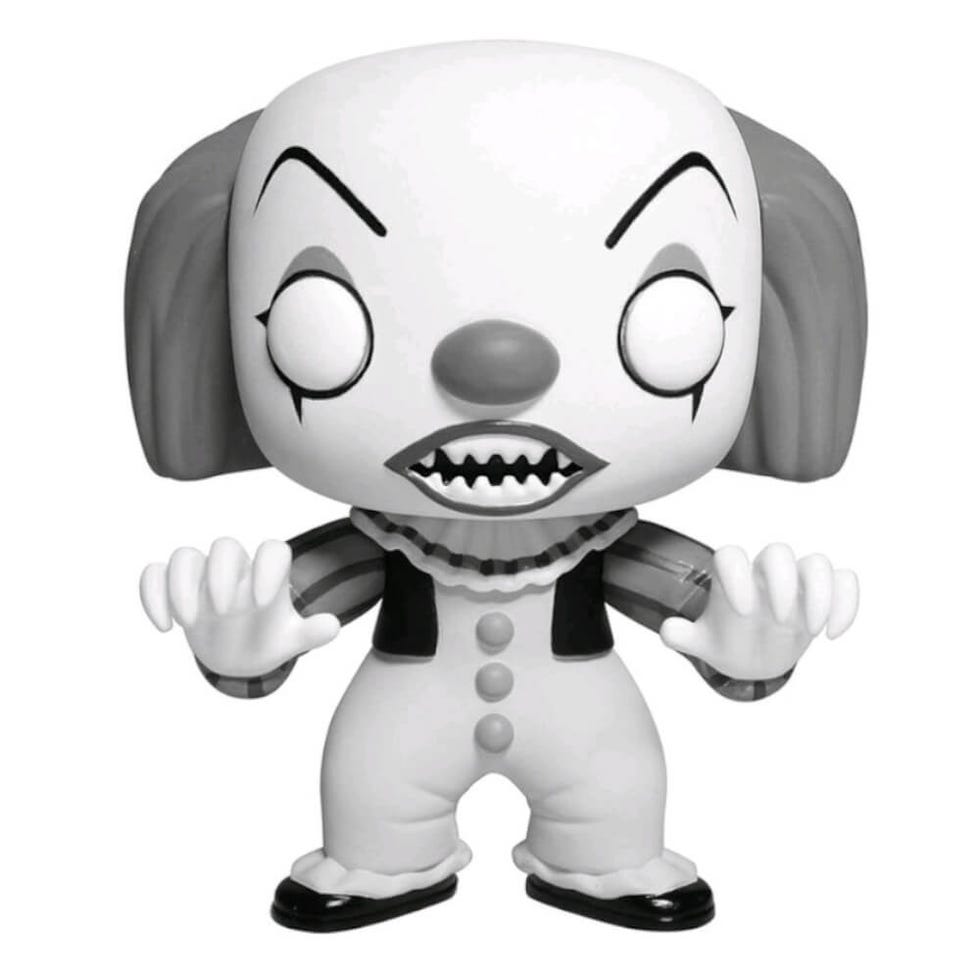 IT Pennywise (Classic Black & White) EXC Pop! Vinyl Figure