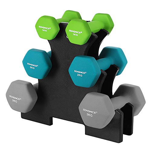 SONGMICS Hex Dumbbells Set