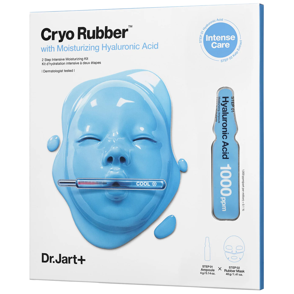 Cryo Rubber Face Mask With Moisturizing Hyaluronic Acid