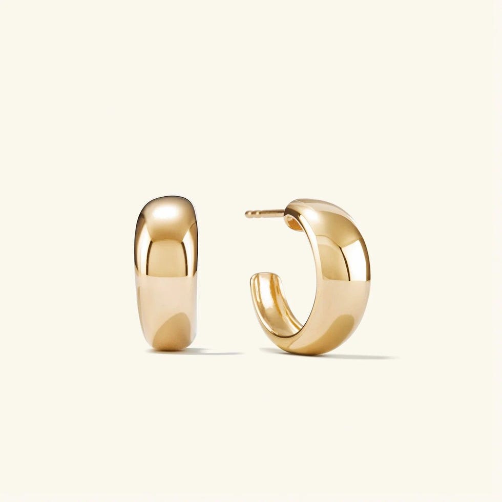 Gold Vermeil Dôme Hoops